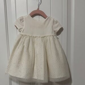 Carter's Elegant Cream Baby Dress